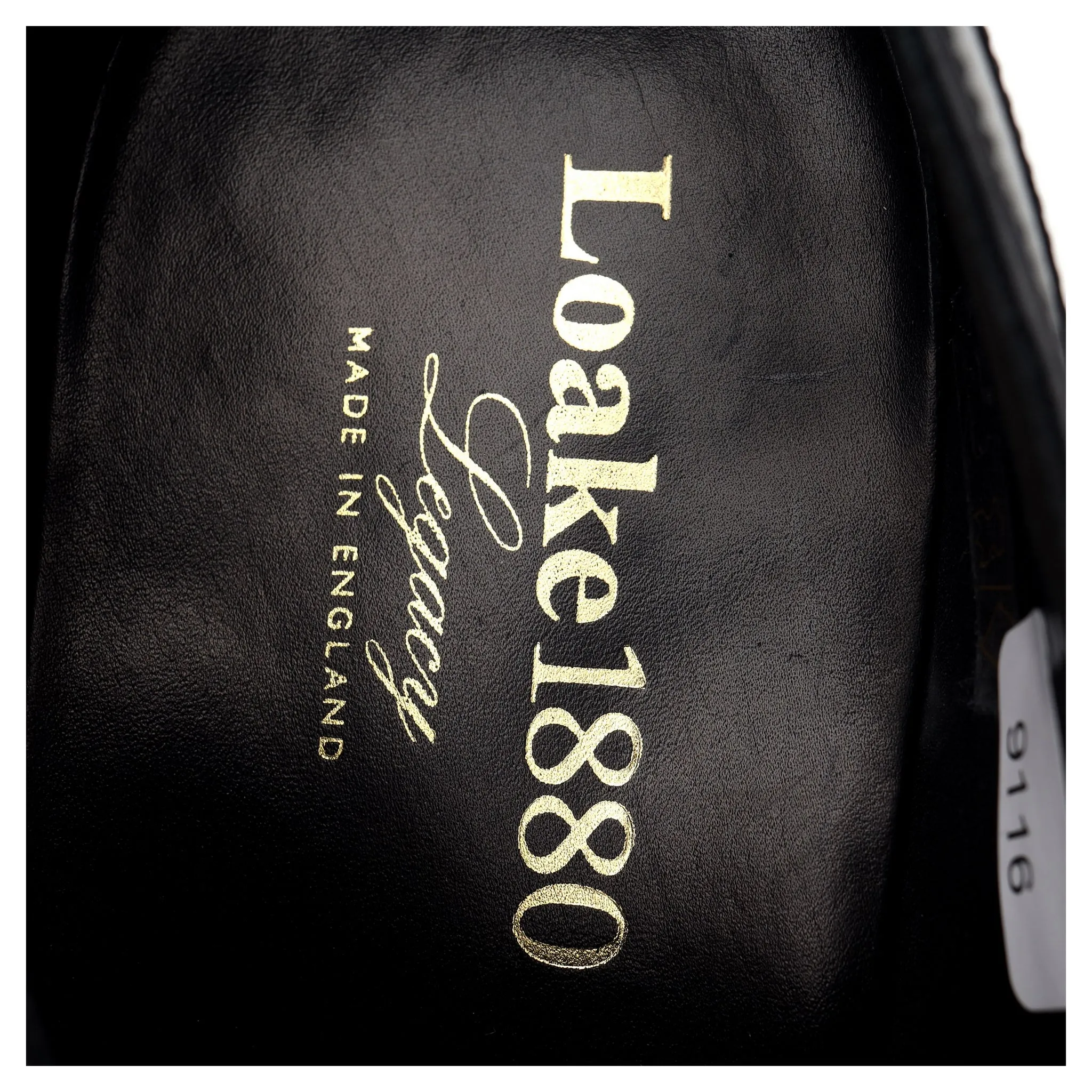 1880 Legacy 'Avon' Black Leather Split Toe Derby UK 7.5 F