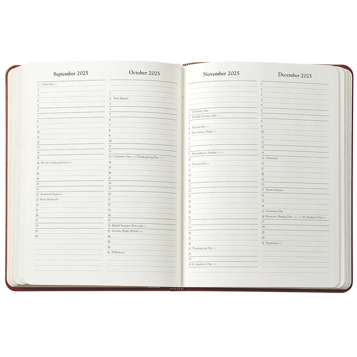 2025 Desk Diary