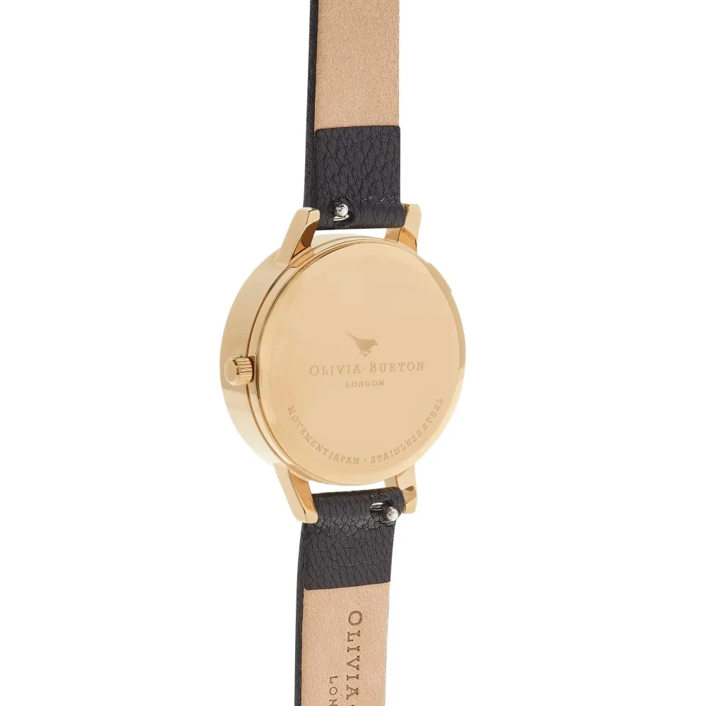 3D Bee Midi Dial Black and Gold Watch