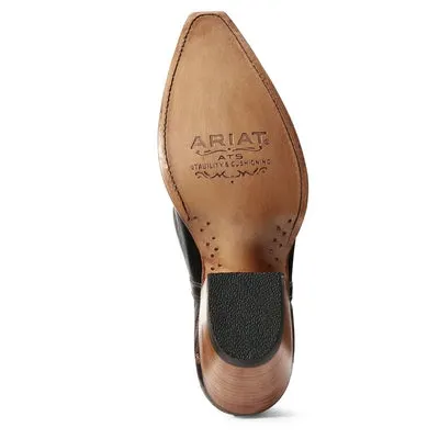 Ariat® Ladies Dixon Brooklyn Black Western Ankle Boots 10029653