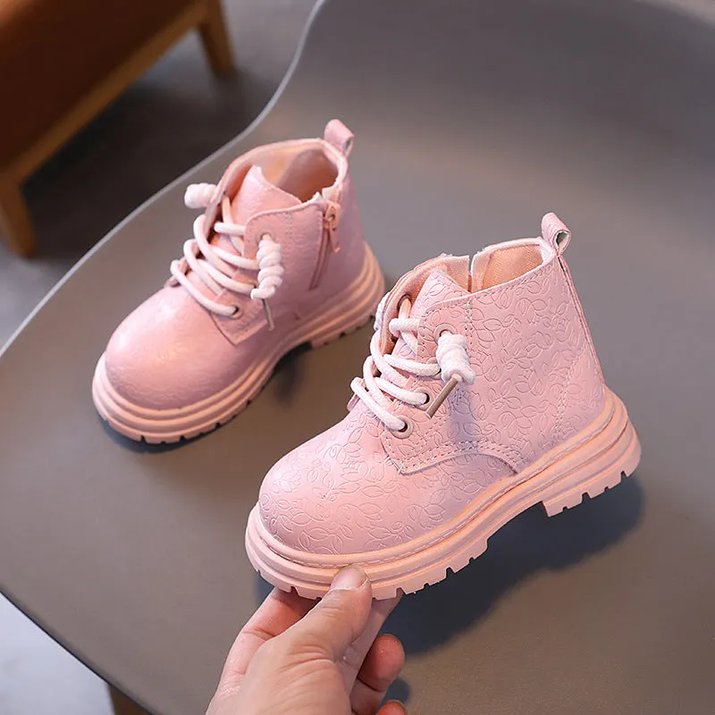 Autumn And Winter New Girls British Style Baby Booties
