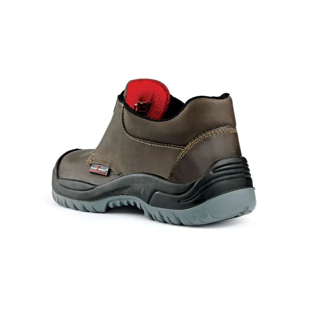 Black Hammer Men Low Cut with Fastlock Safety Shoe BH-1505-BI