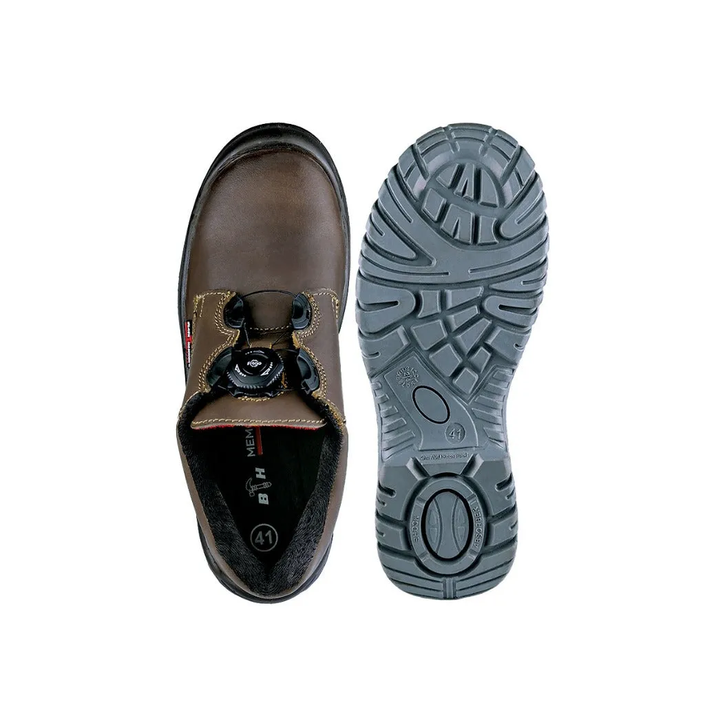 Black Hammer Men Low Cut with Fastlock Safety Shoe BH-1505-BI