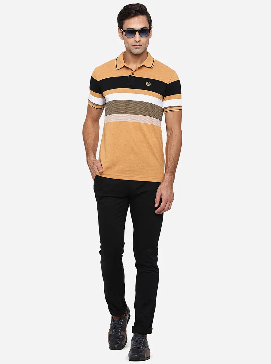 Black Solid Super Slim Fit Casual Trouser | Greenfibre