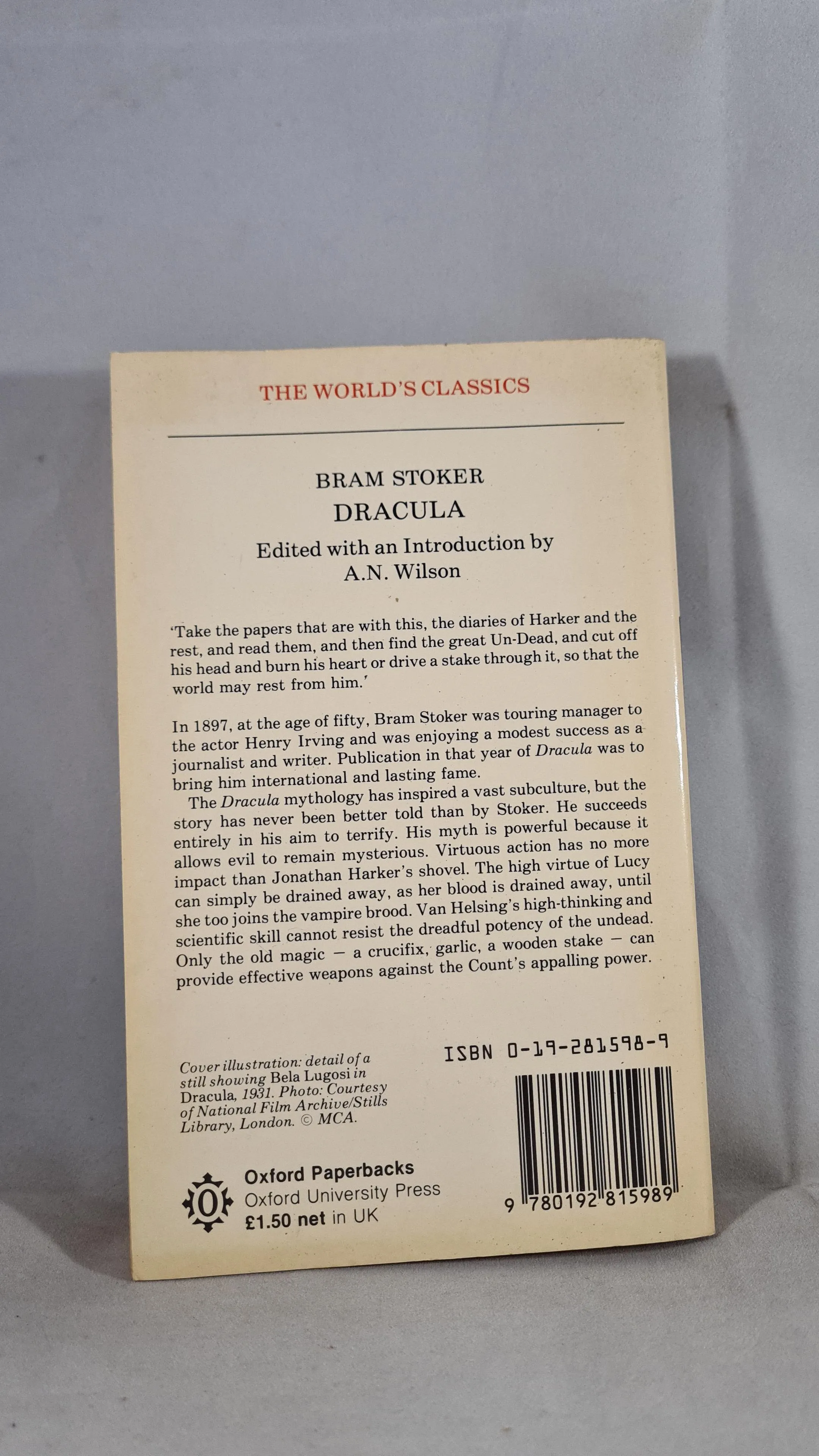Bram Stoker - Dracula, Oxford University, 1983, Paperbacks