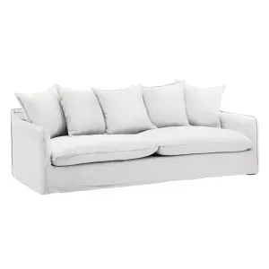 Breezy Cloud Lounge Chair Cover - White