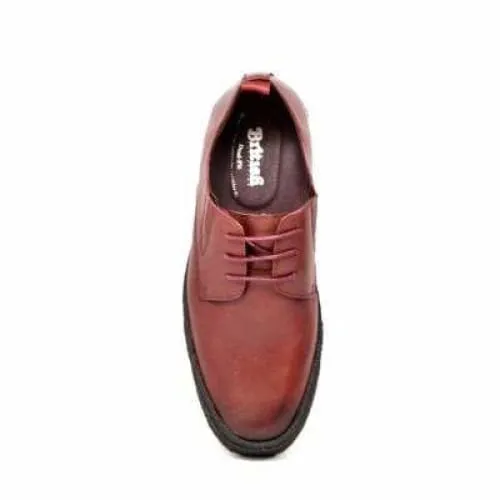 British Walkers Playboy Original Men's Burgundy Leather Low Top Oxfords Ankle Boots