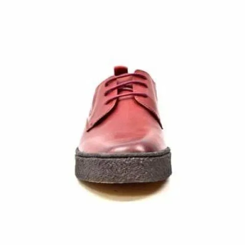 British Walkers Playboy Original Men's Burgundy Leather Low Top Oxfords Ankle Boots