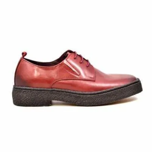 British Walkers Playboy Original Men's Burgundy Leather Low Top Oxfords Ankle Boots