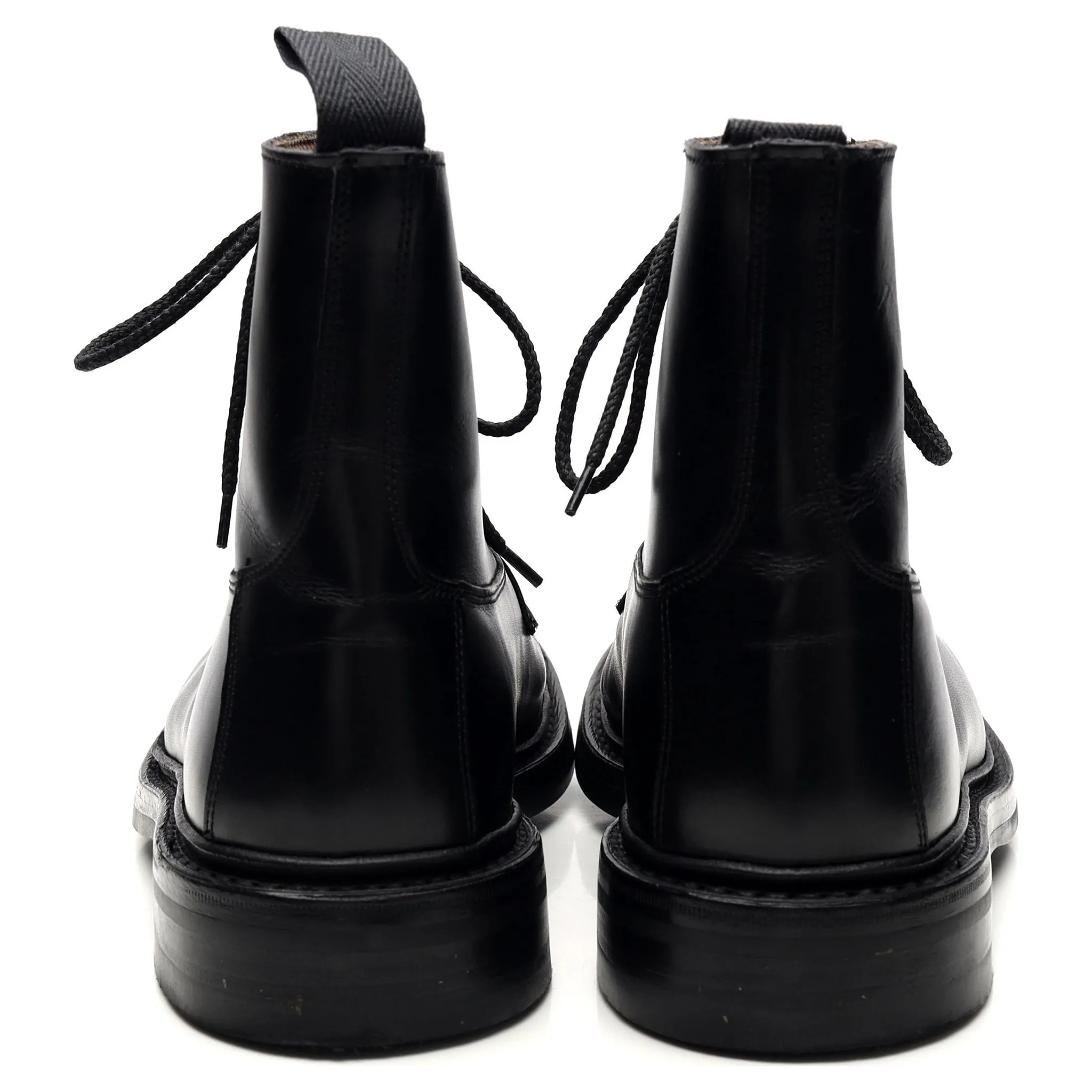 'Burford' Black Leather Boots UK 6.5
