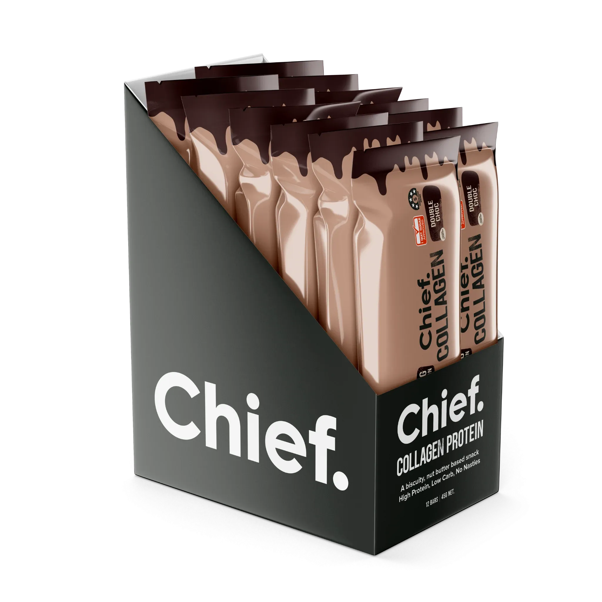 Chief Collagen Protein Bar - Double Choc