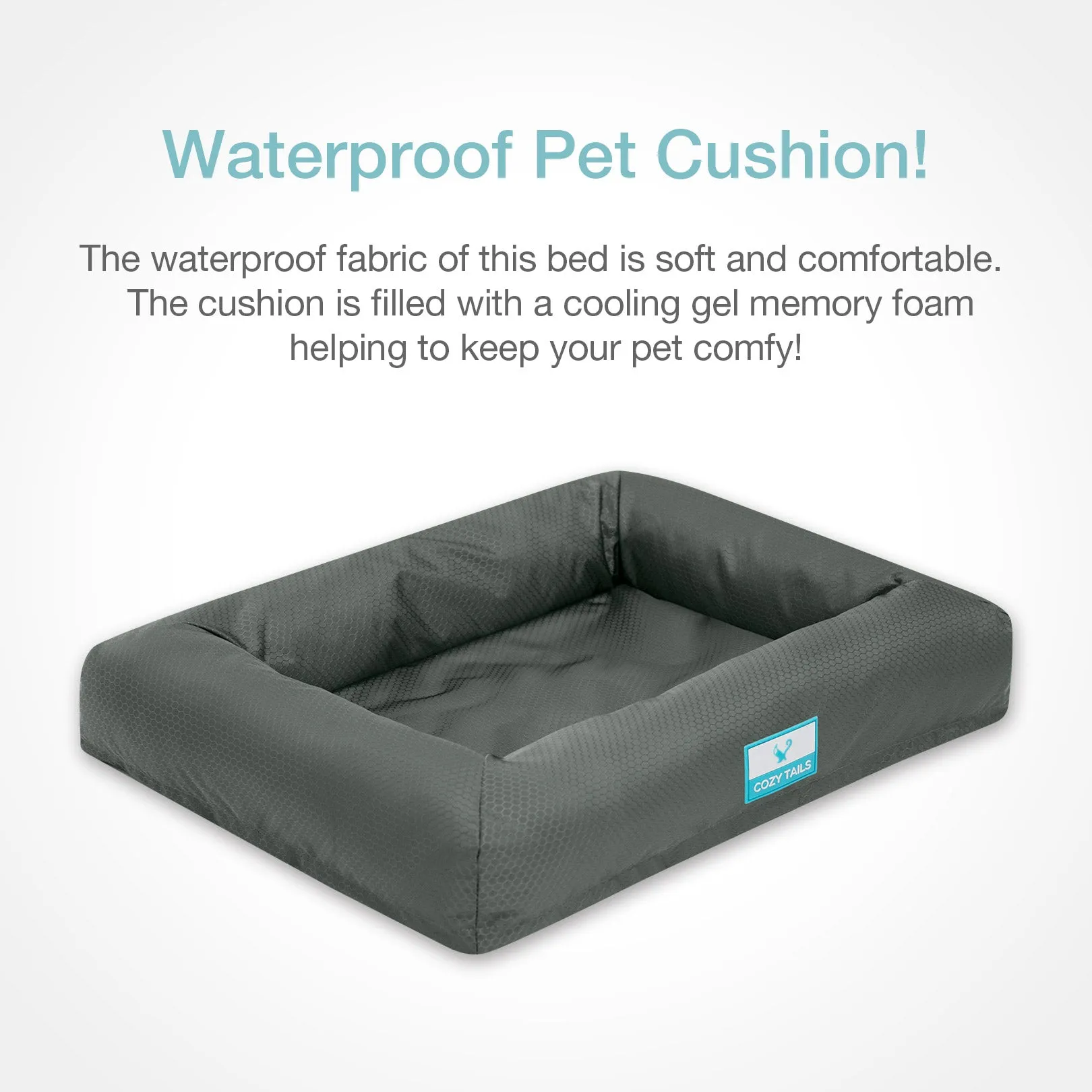 CT009  Waterproof Pet NEST with Cooling Gel Memory Foam