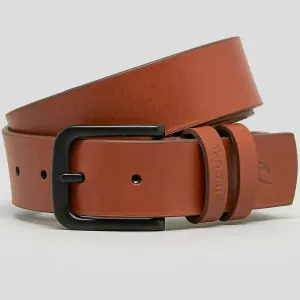Cut Down Leather Belt - Tan