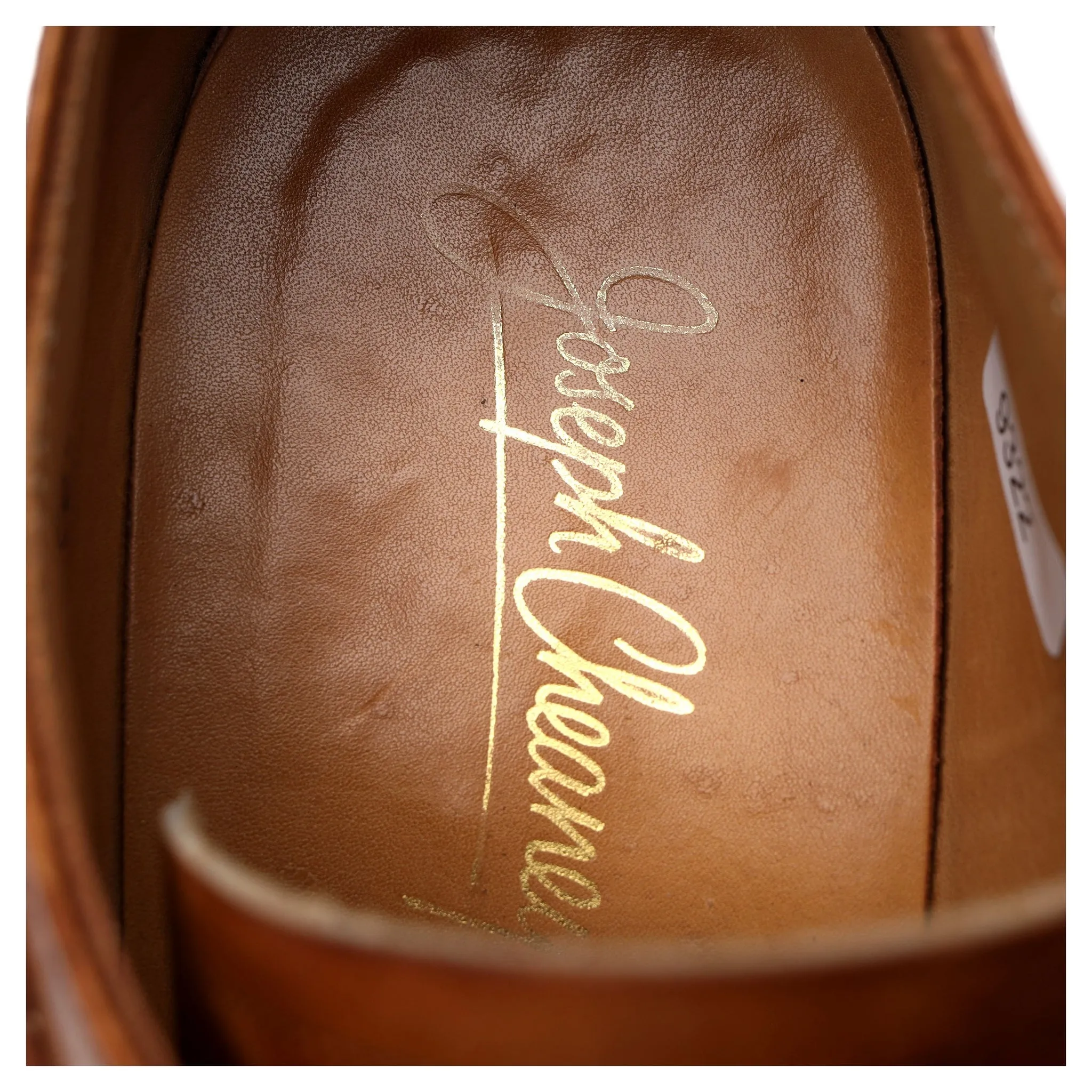 'Dali' Tan Brown Leather Apron Derby UK 7.5 F