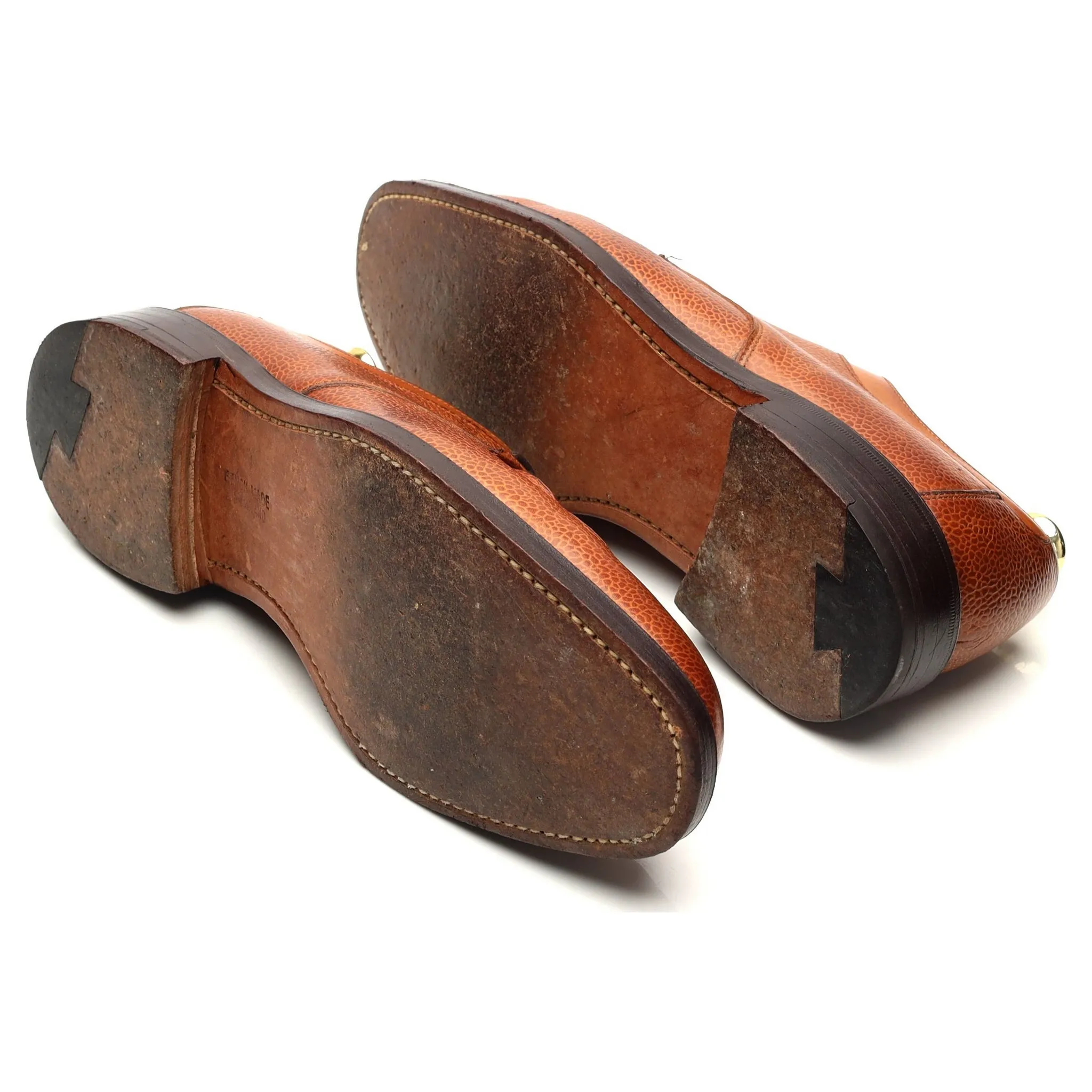 'Dali' Tan Brown Leather Apron Derby UK 7.5 F