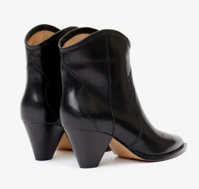 Darizo Leather Ankle Boots