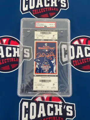 David Wright Autographed 2013 All Star HR Derby Day Stub Gem 10 Auto Grade (PSA SLABBED)