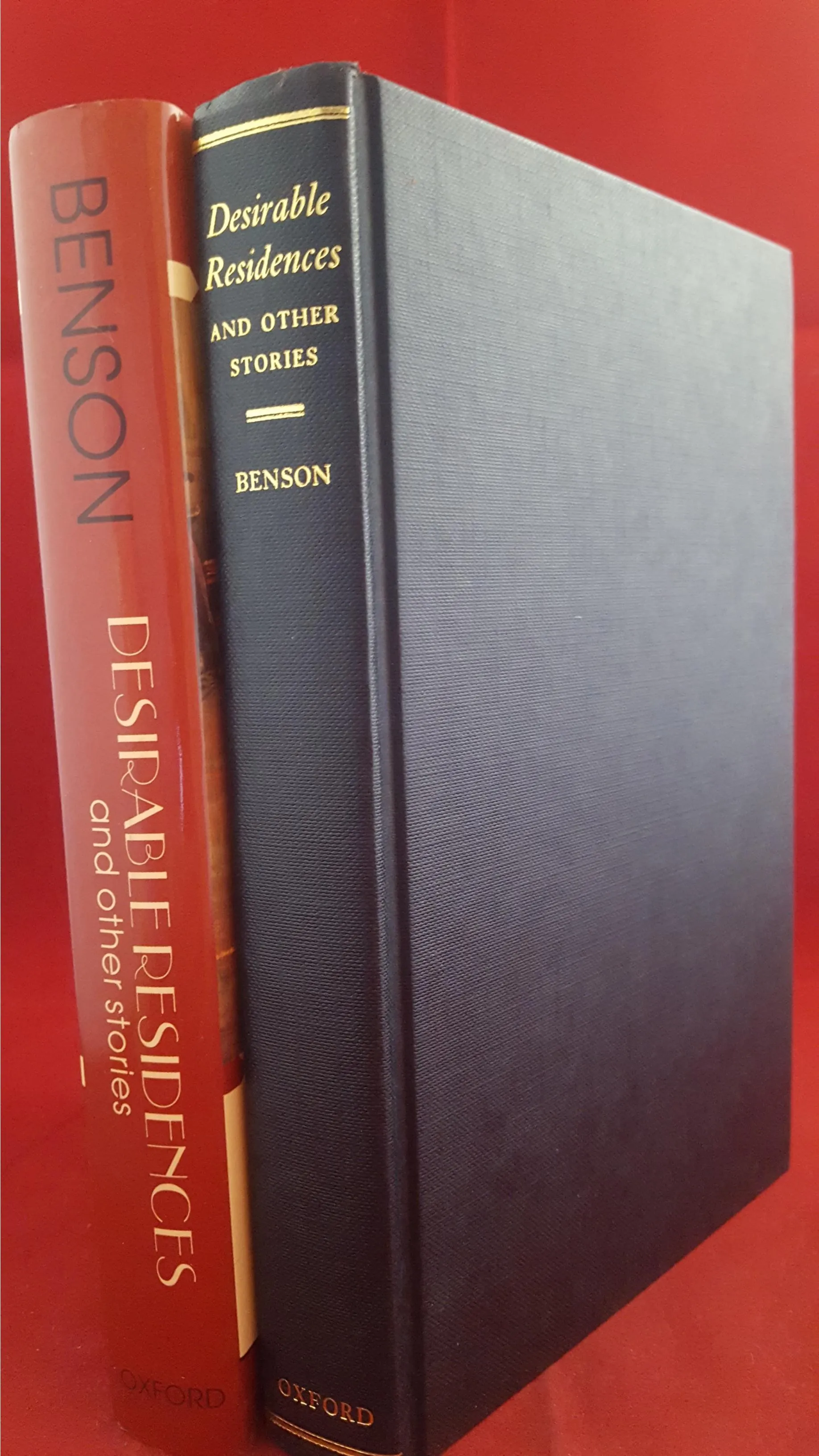 E F Benson - Desirable Residences, Oxford University, 1991, 1st Edition