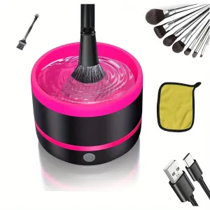 Electric Makeup Brush Cleaner Type-C Small Removeable Easy to Clean