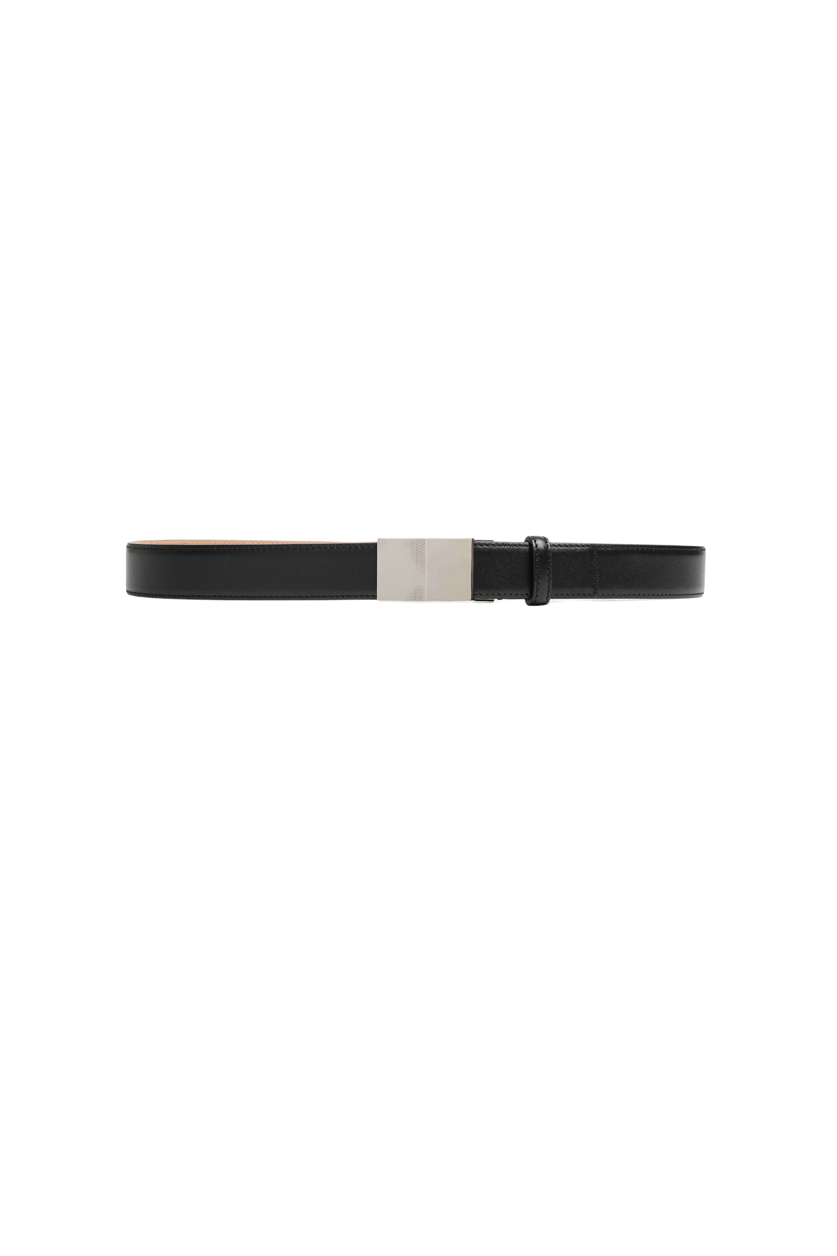 Elio Black Leather Belt
