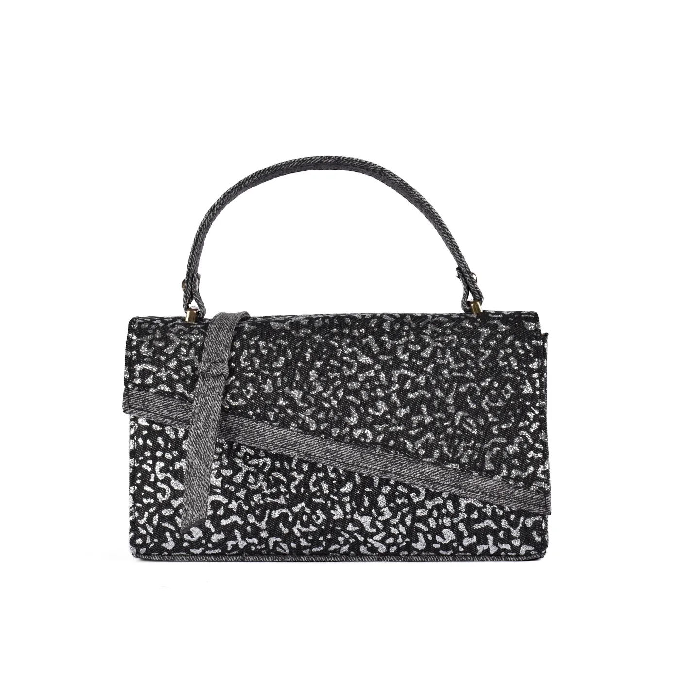Embossed Leather Handbag