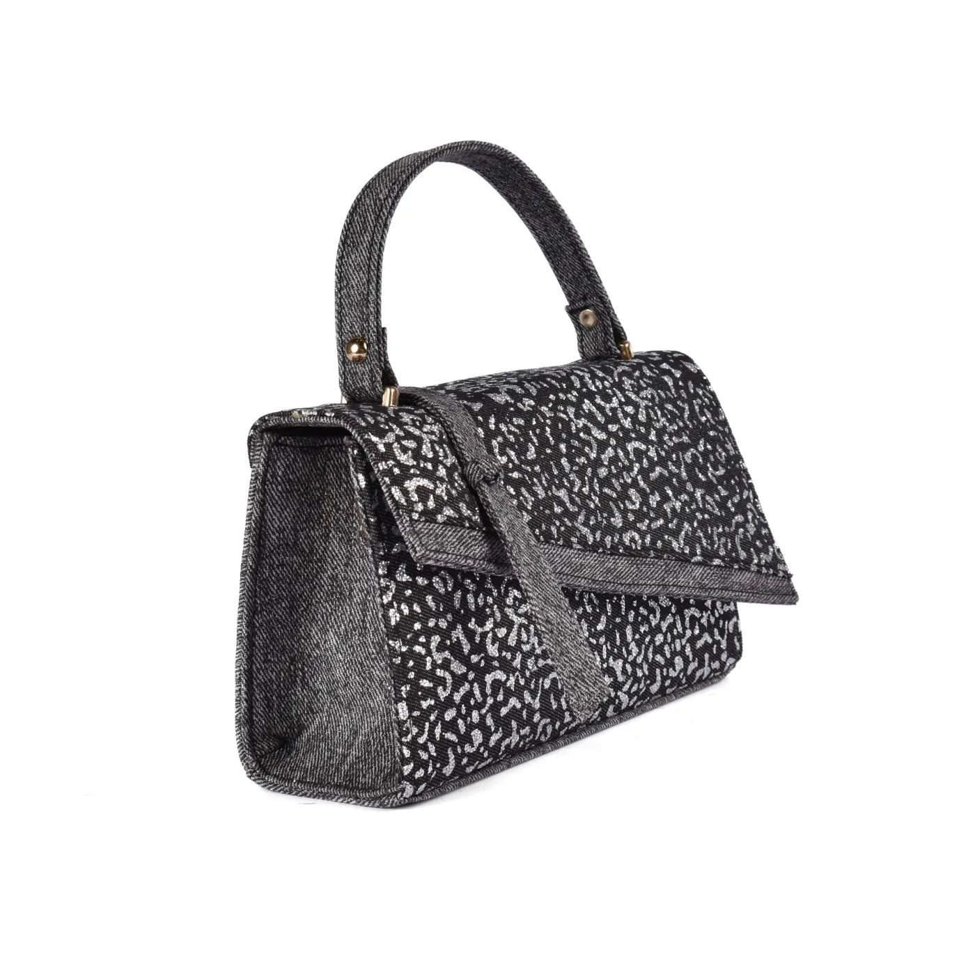 Embossed Leather Handbag