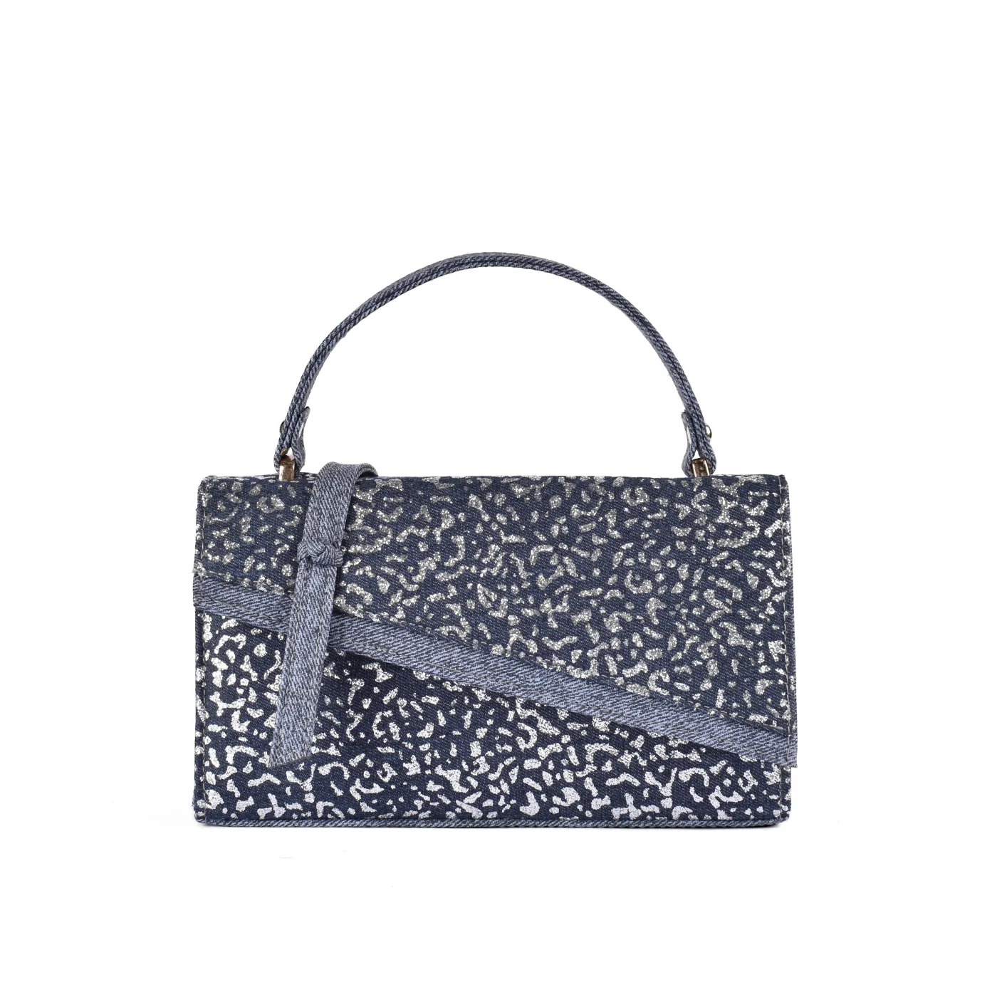 Embossed Leather Handbag