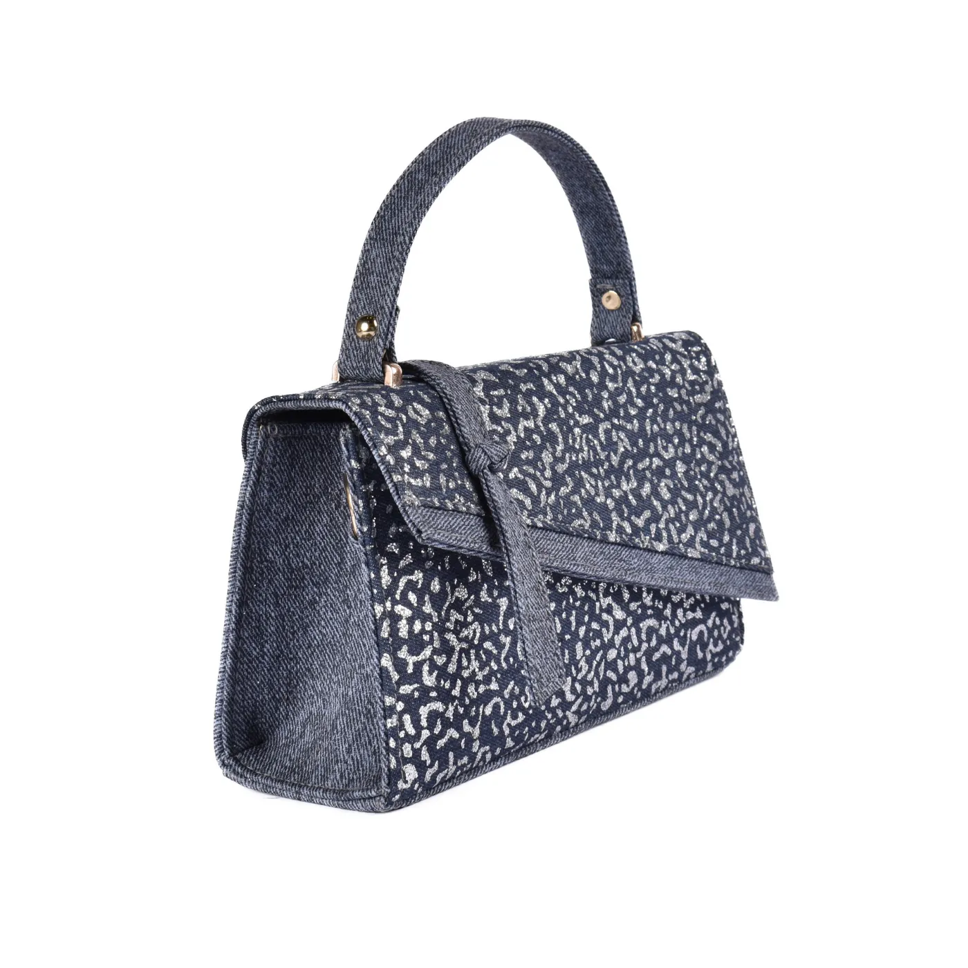 Embossed Leather Handbag