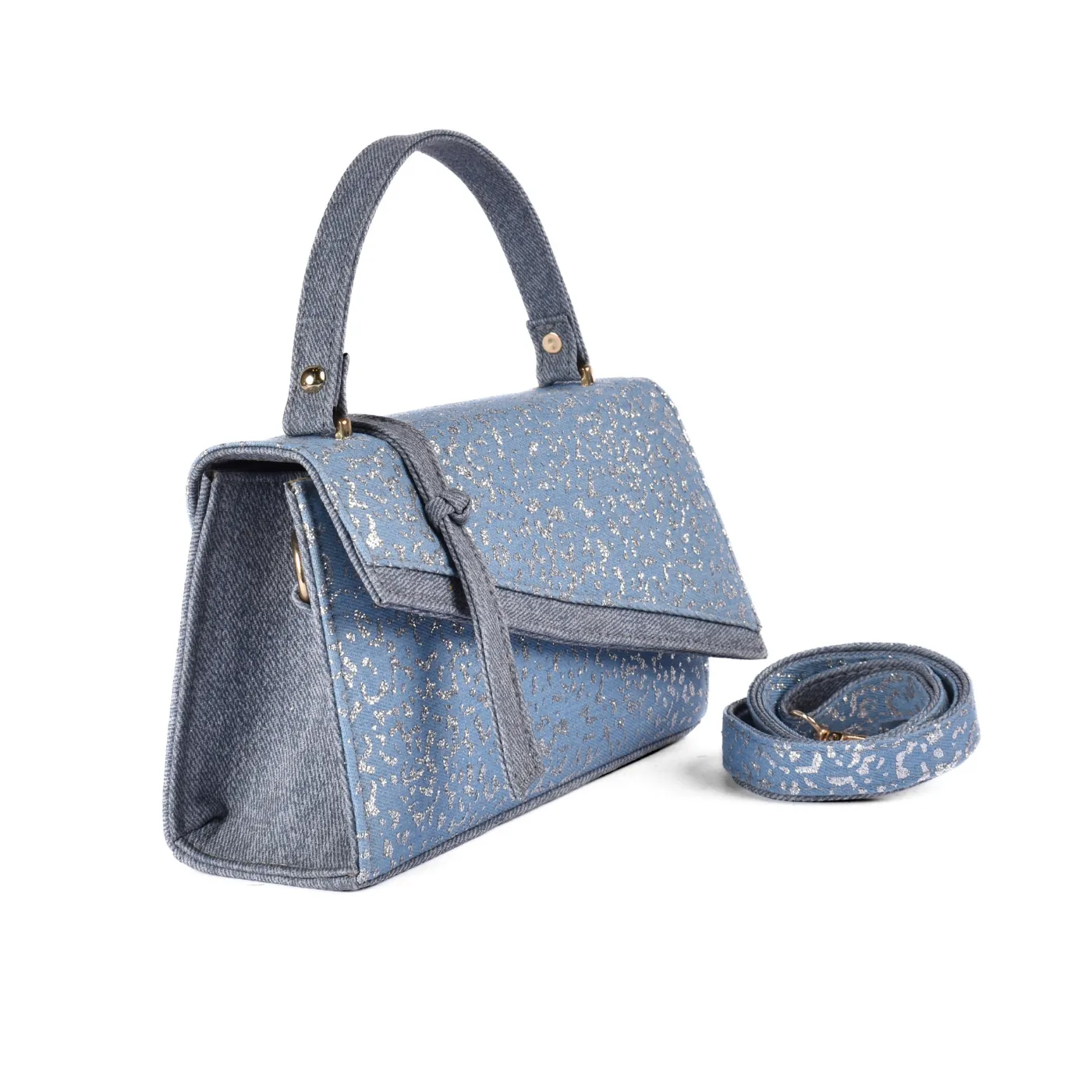 Embossed Leather Handbag