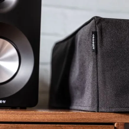 Fabric Turntable Dust Cover - Black