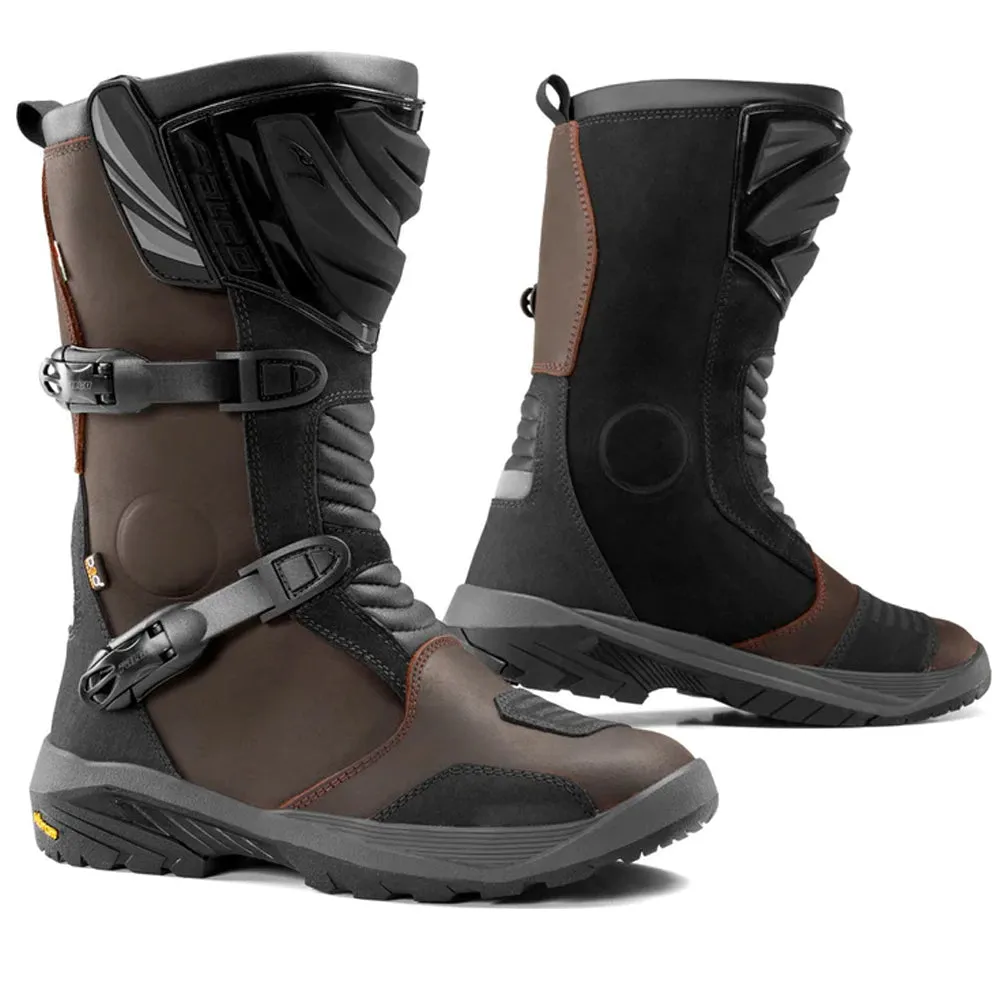 Falco Motorcycle Boots Mixto 4 Adventure Brown