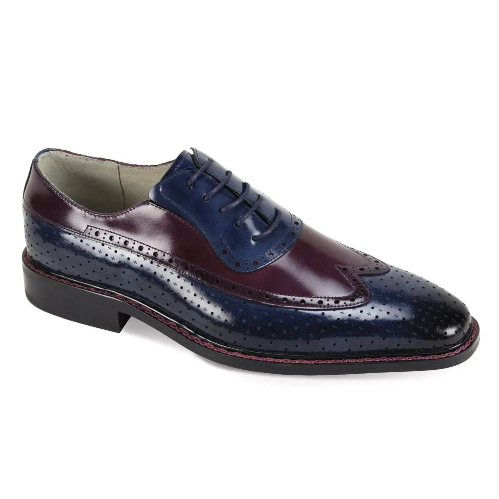 Giovanni Rio Leather Brogue Dress Shoes