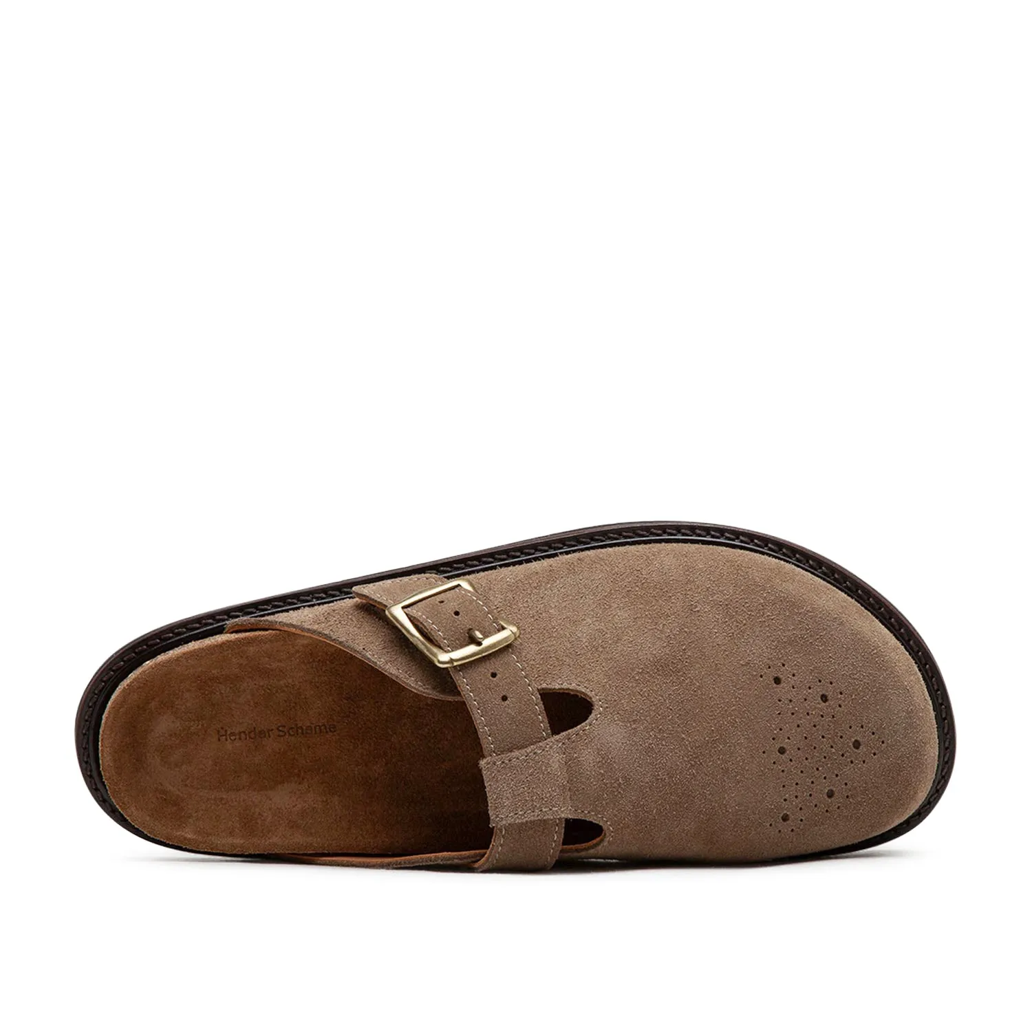 hender scheme buggs suede (khaki beige)