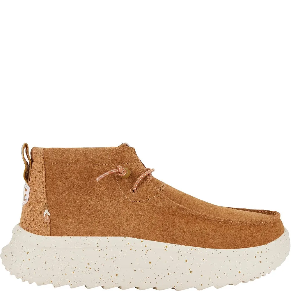 HEYDUDE Wendy Peak Hi Suede Ankle Boots