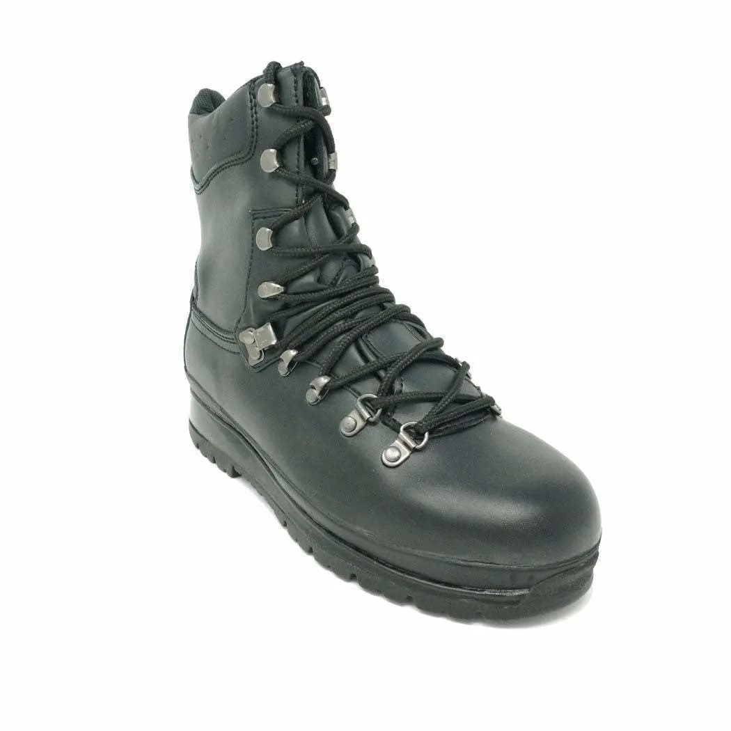 Highlander Black Waterproof Leather Elite Boot - Youth Sizes 3 to 5