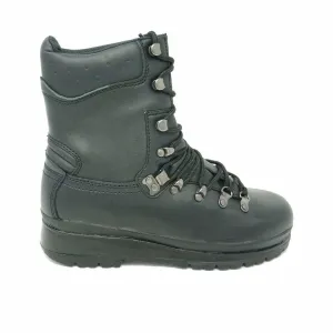 Highlander Black Waterproof Leather Elite Boot - Youth Sizes 3 to 5