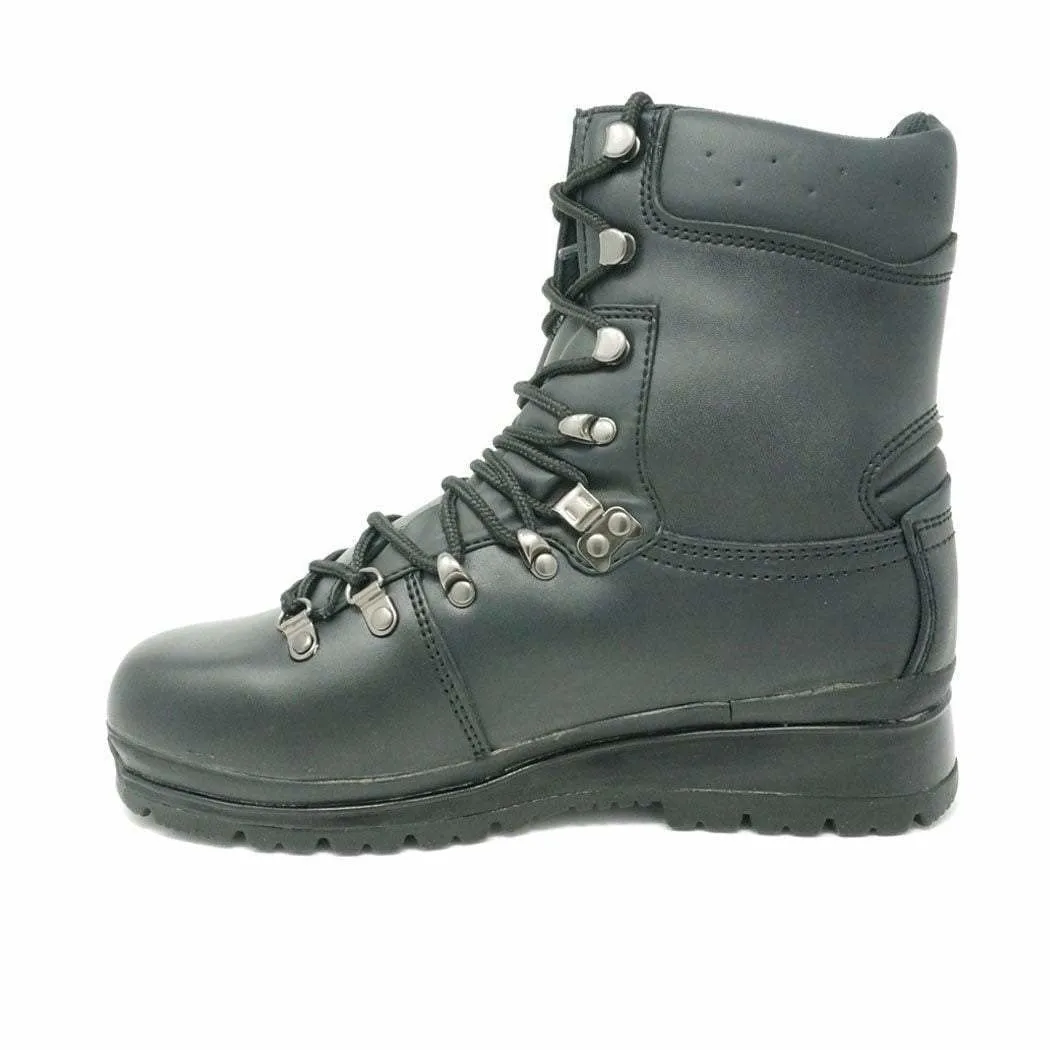 Highlander Black Waterproof Leather Elite Boot - Youth Sizes 3 to 5