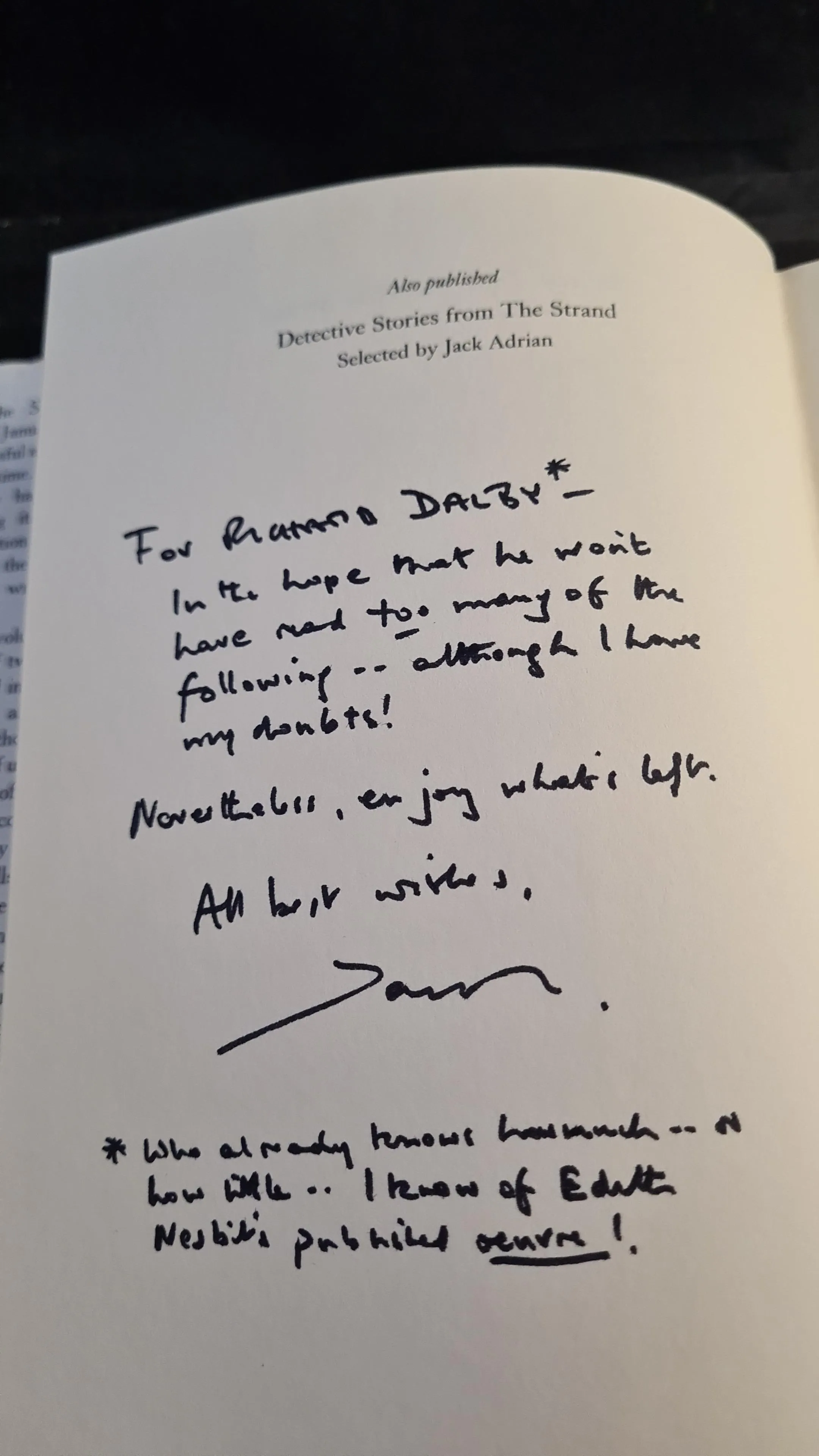 Jack Adrian - Strange Tales from The Strand, Oxford University, 1991, Inscribed Signed