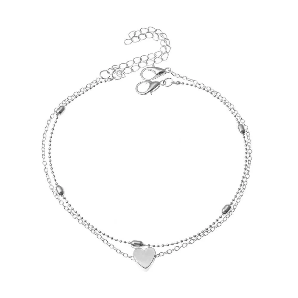 Julia Heart Ankle Bracelet