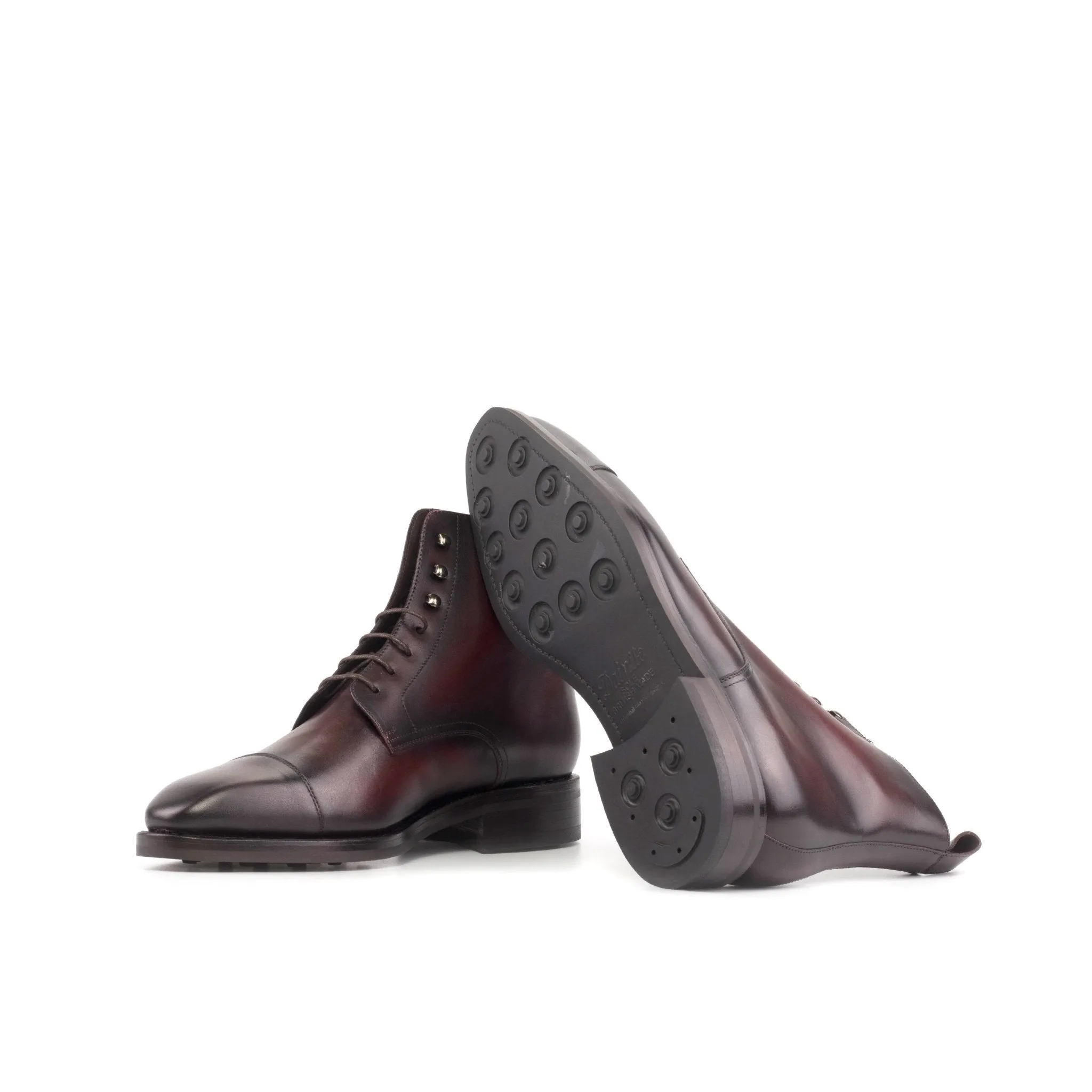 Jumper Boot in Burgundy Box Calf