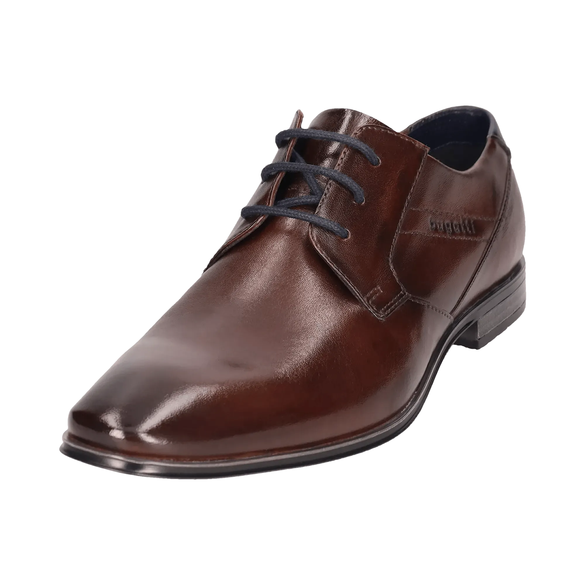 Leder Business Schnürer dunkelbraun