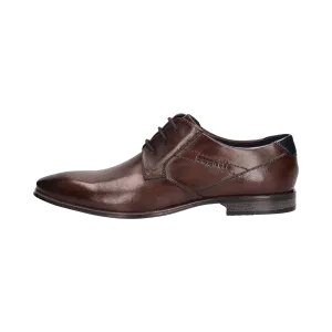 Leder Business Schnürer dunkelbraun