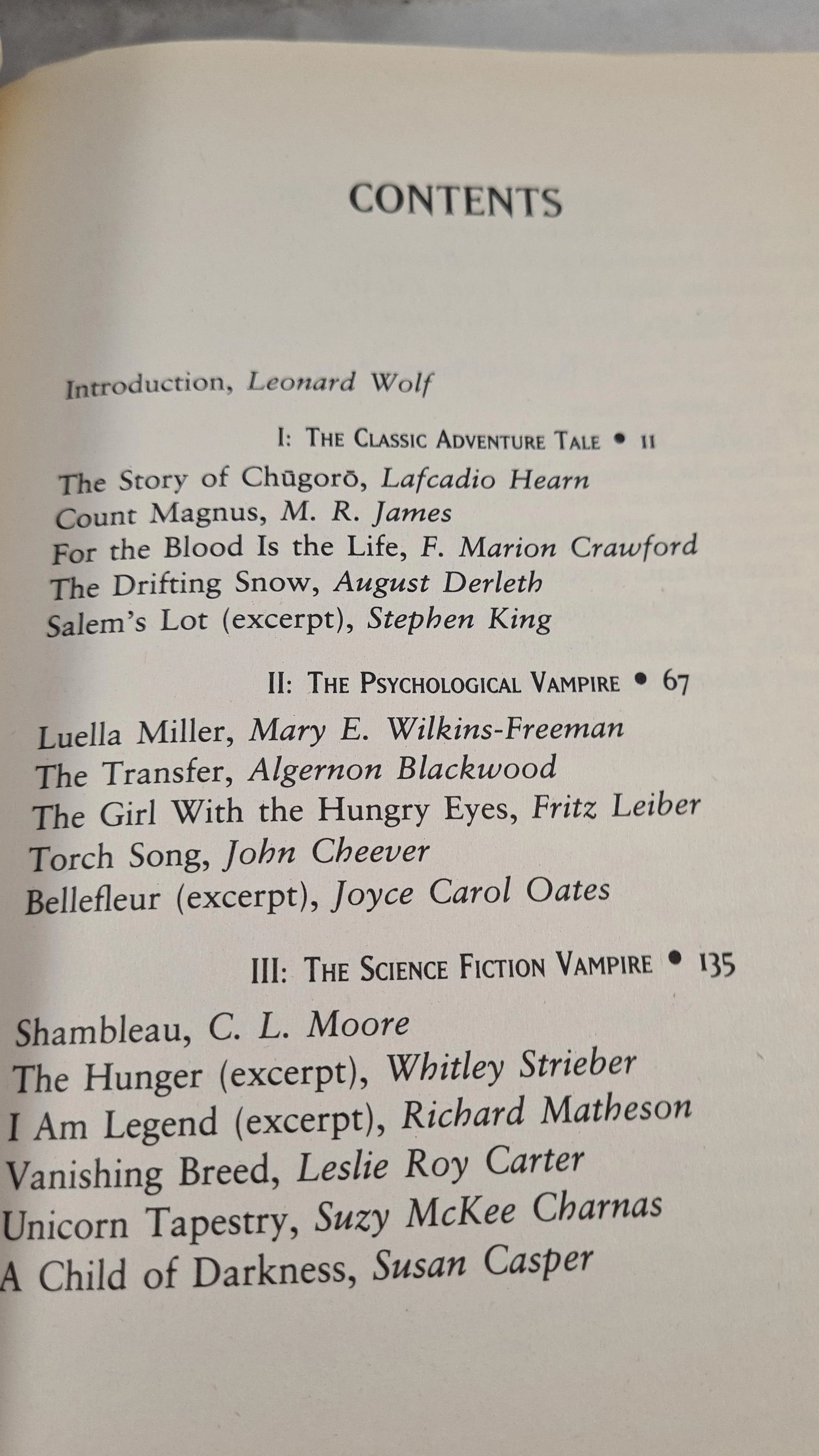 Leonard Wolf - Blood Thirst, 100 Years of Vampire Fiction, Oxford, 1997, 1st Paperbacks
