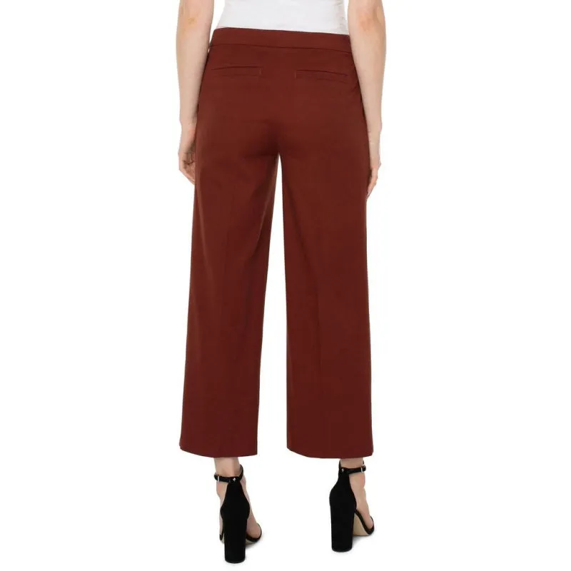 Liverpool Wide Leg Ankle Trouser 27'' Inseam