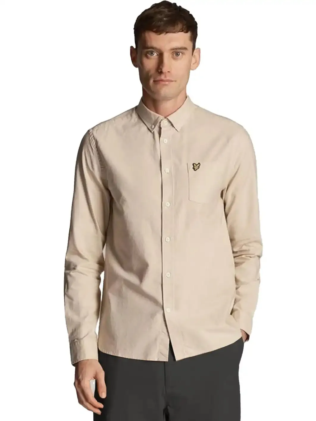 Lyle & Scott Mens Regular Fit Oxford Shirt Cove