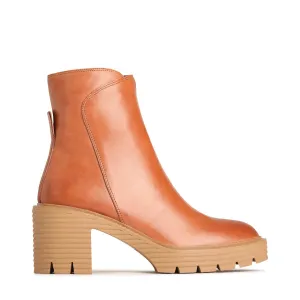 MALINI LEATHER HEELED ANKLE BOOTS