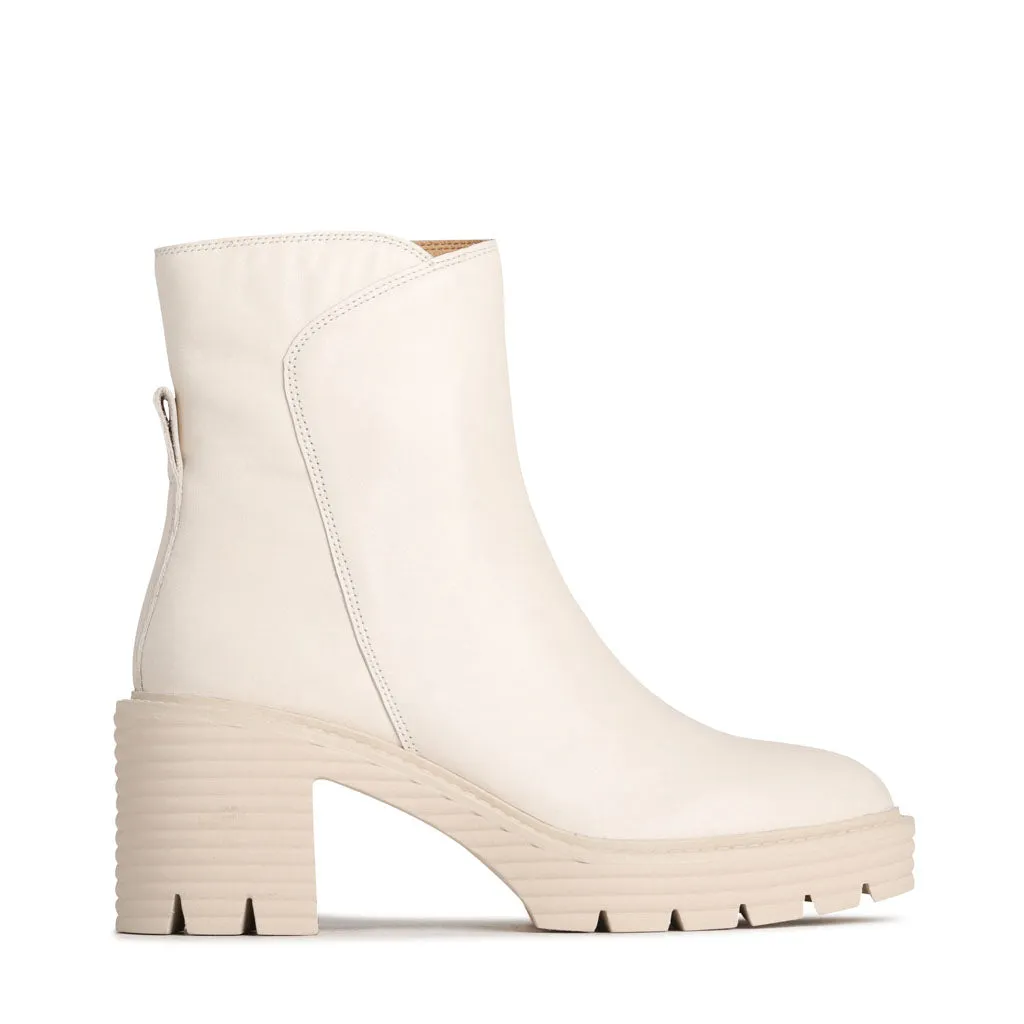 MALINI LEATHER HEELED ANKLE BOOTS