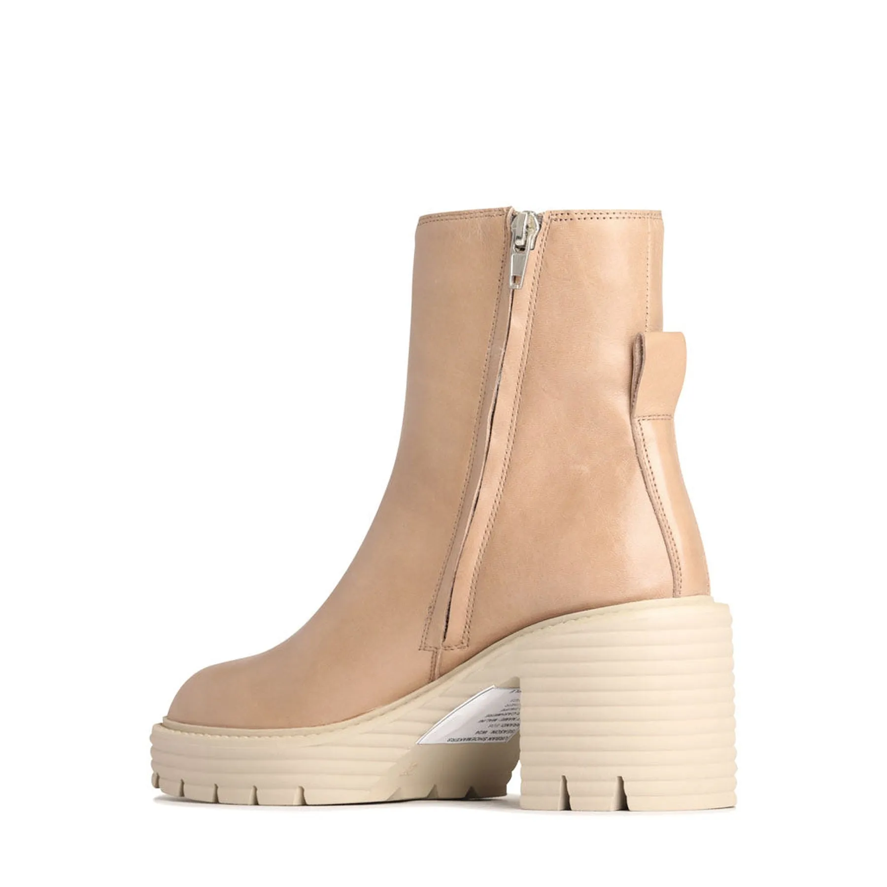 MALINI LEATHER HEELED ANKLE BOOTS