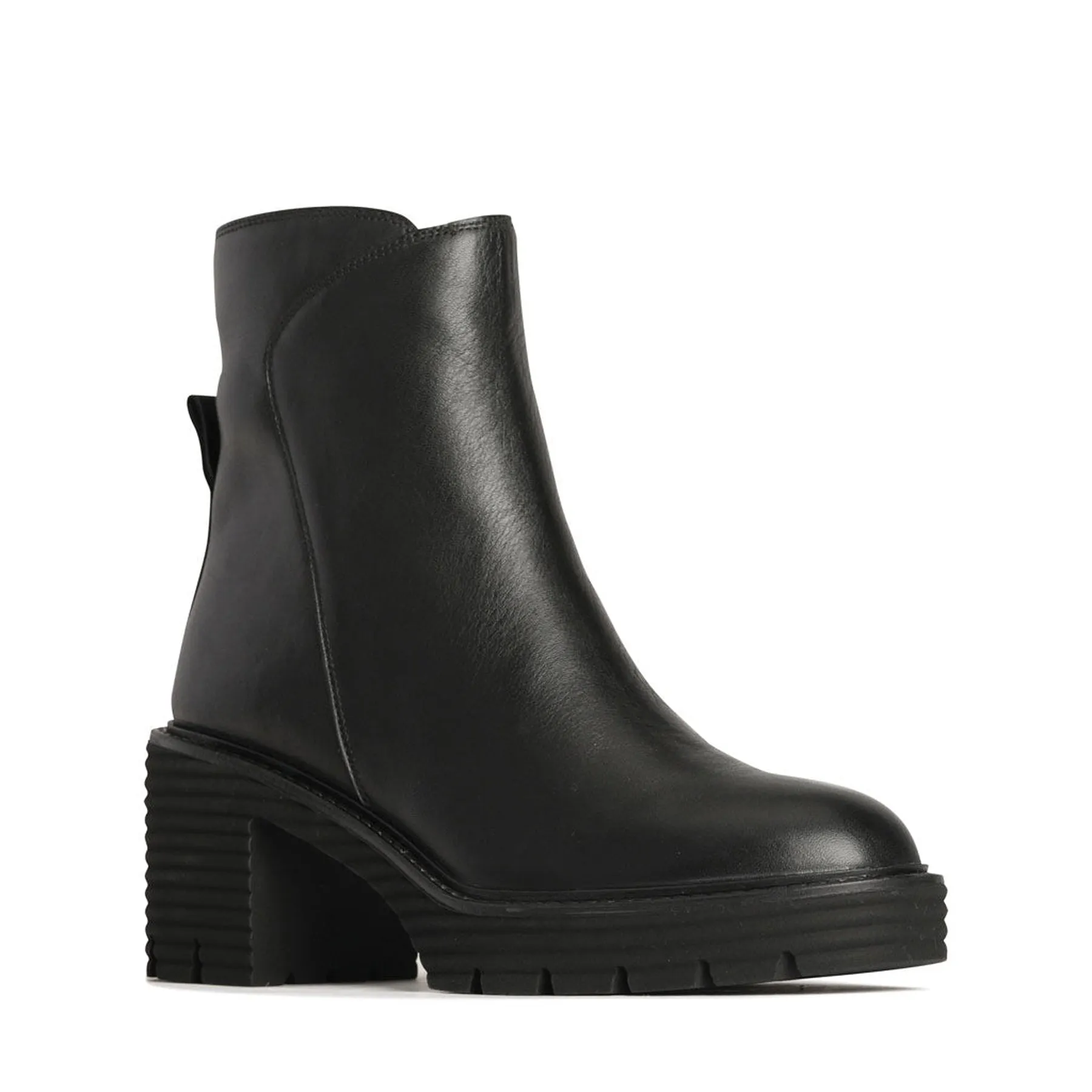 MALINI LEATHER HEELED ANKLE BOOTS