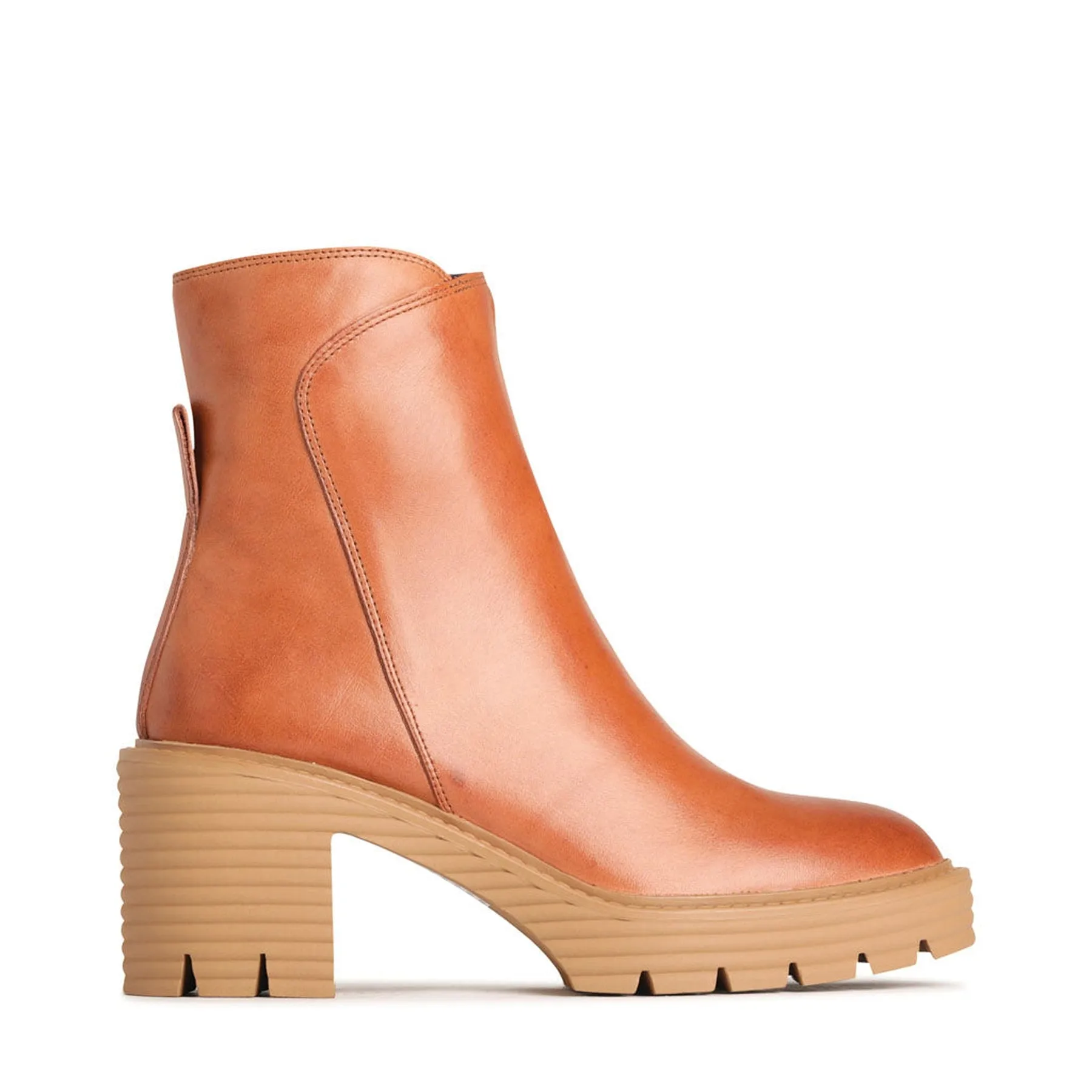 MALINI LEATHER HEELED ANKLE BOOTS